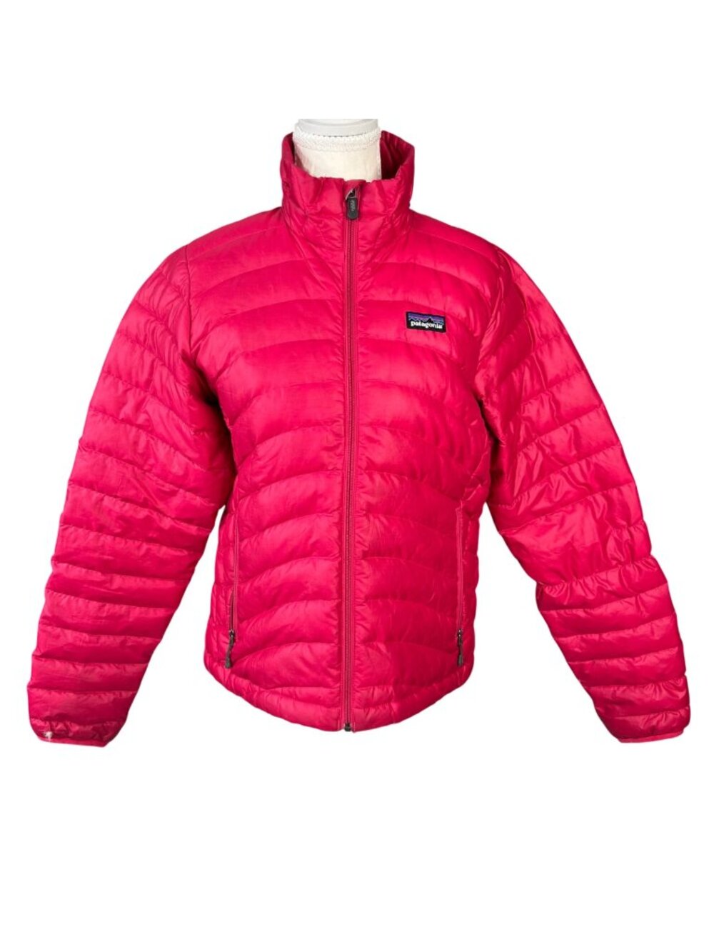Patagonia Women's Goose Down Sweater Pink Red Size Small